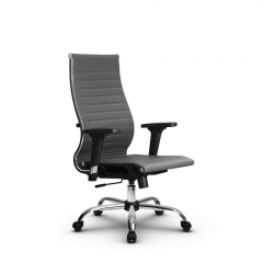 Кресло офисное МЕТТА Комплект 10/2D, Основание 17833 Комплект 2 Серое