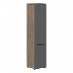 Шкаф колонка с глухой дверью MHC 42.1 Антрацит/Кария Пальмира